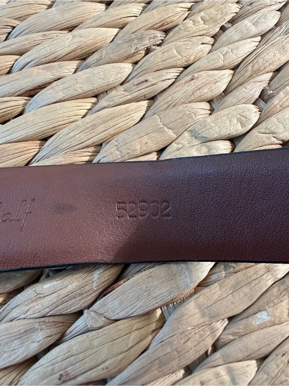Trafalgar Italian Embossed Calfskin Leather Belt Black Croc Size 38 USA